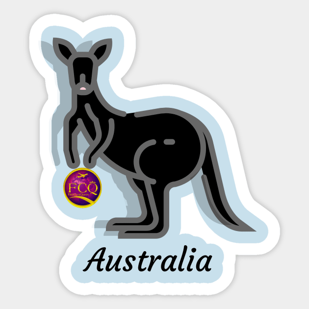 Australia Sticker by FirstClassQueen